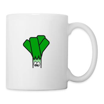 Ober Lauch | Lauch | Muskelmann - Tasse - Weiß - Rechts