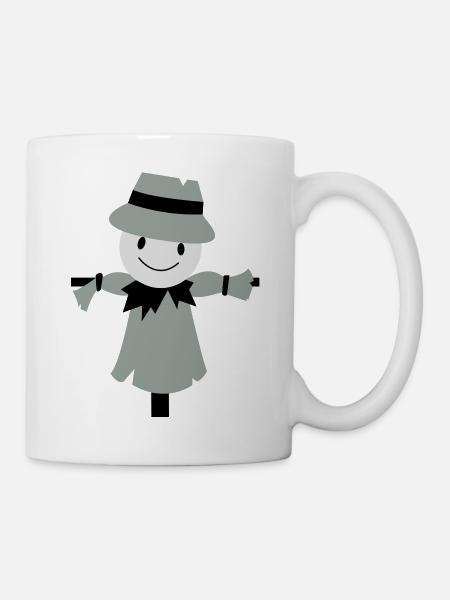 vogelscheuche - Tasse - Weiß