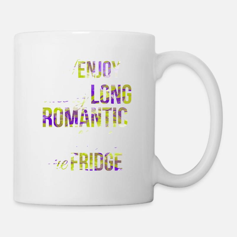 I enjoy taking long... - Sprüche - Funny Quotes - Tasse - Weiß