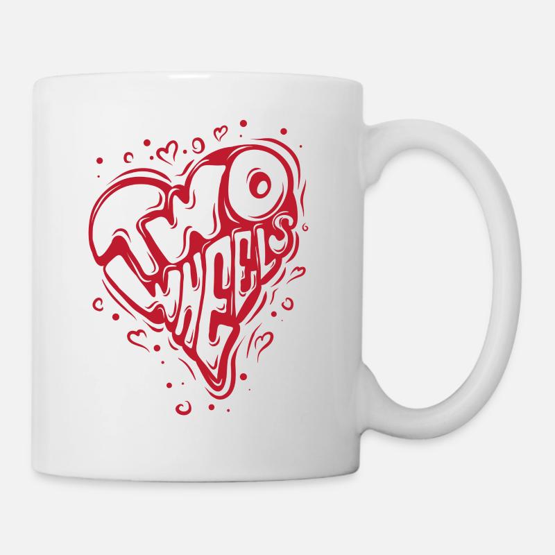 LoveTwoWheels - Mug - white