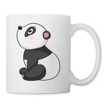Rêver de panda de dessin animé - Mug blanc - blanc - Droite