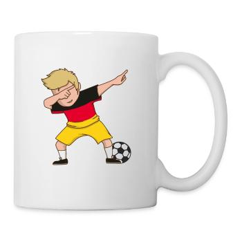 Deutschland Dab - Fußball Dabbing Flagge WM - Tasse - Weiß - Rechts