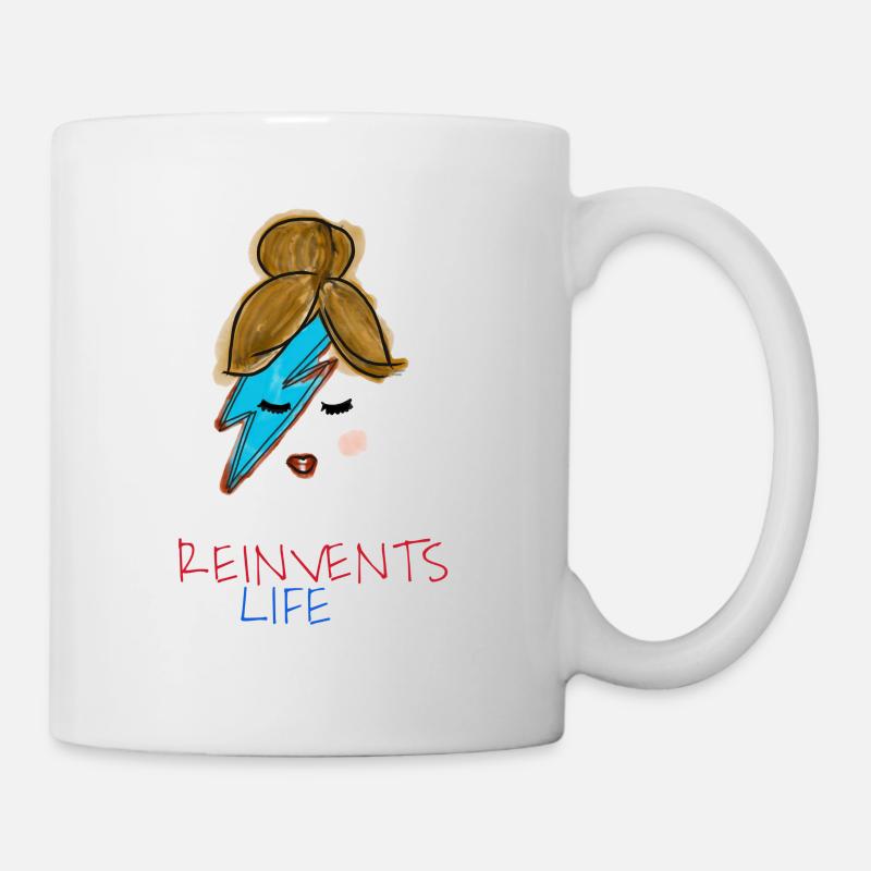 Reinvents life - Mug - white