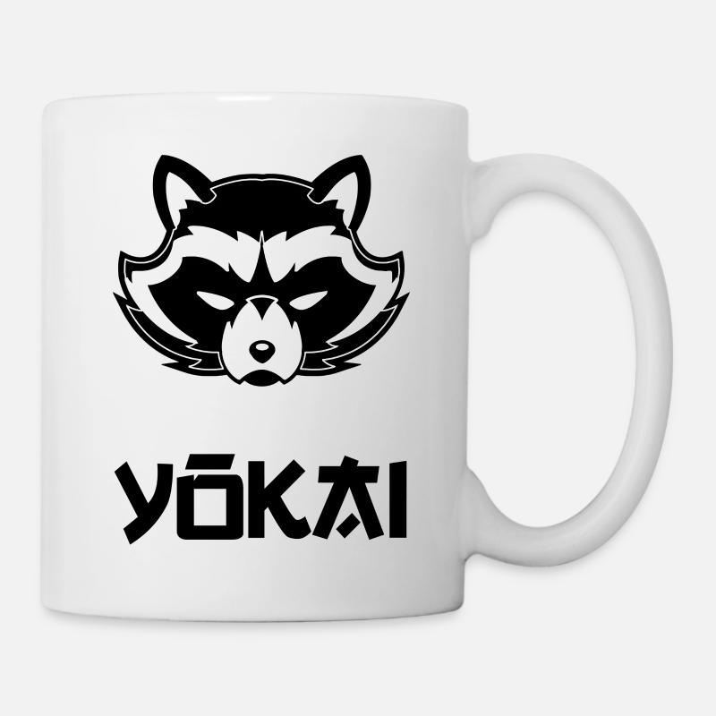 yokai blak - Mug - white