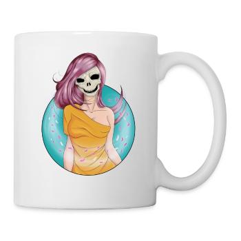 Crâne du vent - Mug blanc - blanc - Droite