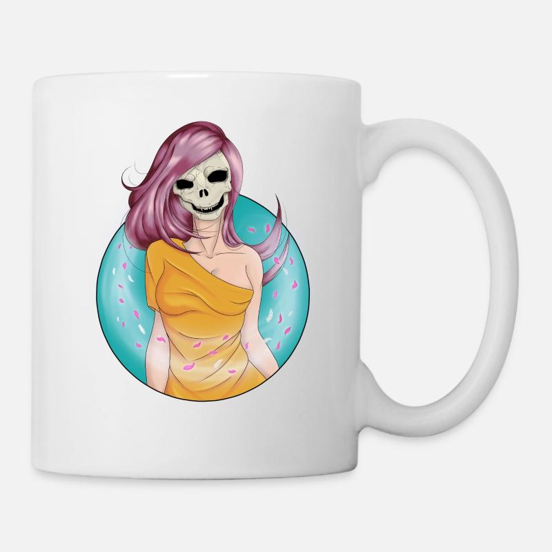 Totenkopf des Windes - Tasse - Weiß