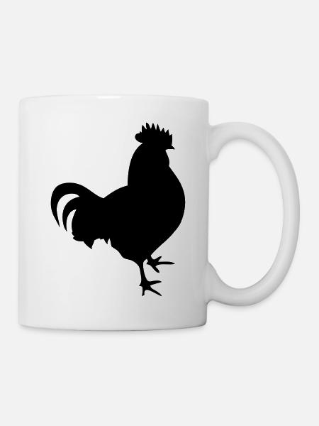 Hahn Hahn chicken2 - Tasse - Weiß