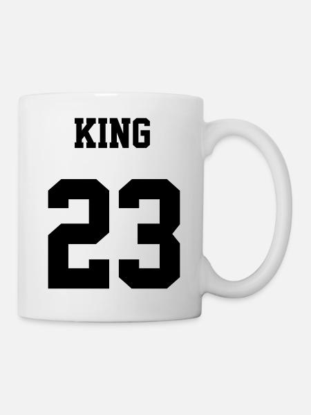 KING 23 black - Tasse - Weiß