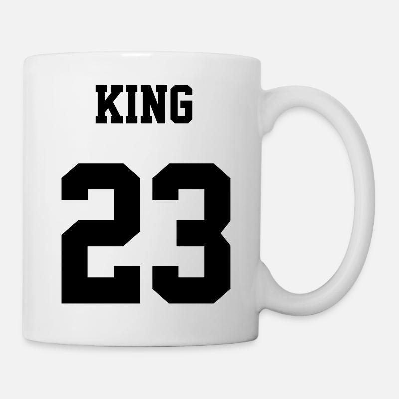 KING 23 black - Tasse - Weiß