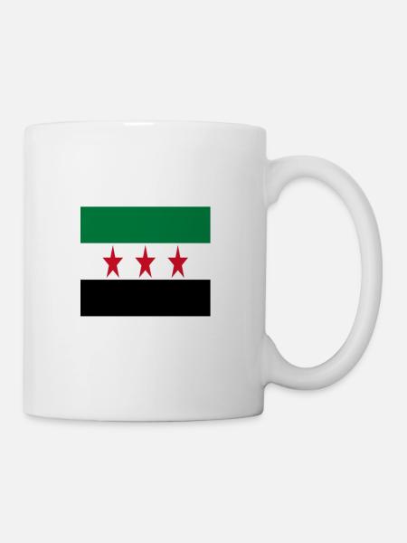 Free Syria - Tasse - Weiß