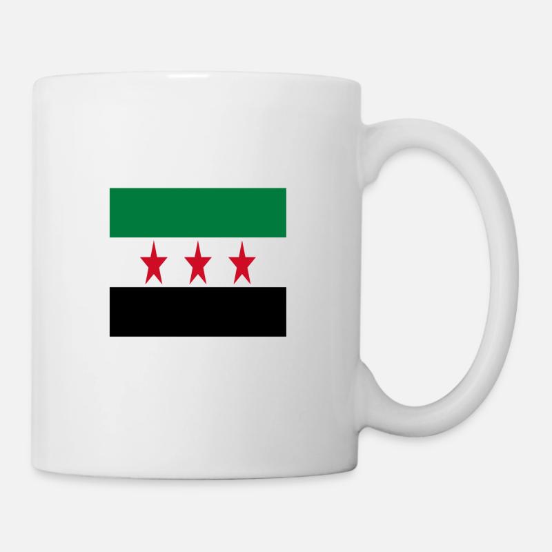 Free Syria - Tasse - Weiß