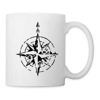 windrose_02_c_1c - Tasse - Weiß - Rechts