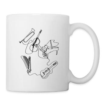 Music connects. - Mug - white - Right