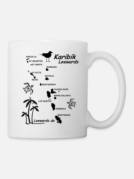 Karibik Leewards Segeln Leward Islands - Tasse - Weiß