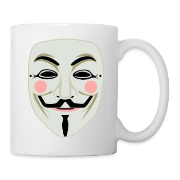 Anonymous - Tasse - Weiß - Rechts