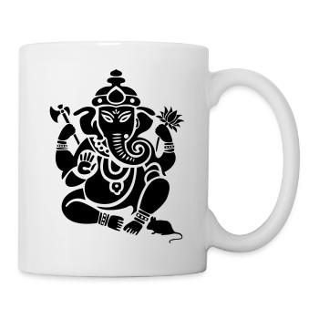 ganesha_aumkara_15x195 - Tasse - Weiß - Rechts