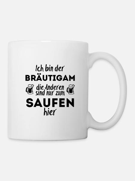 Ich bin der Bräutigam - Tasse - Weiß