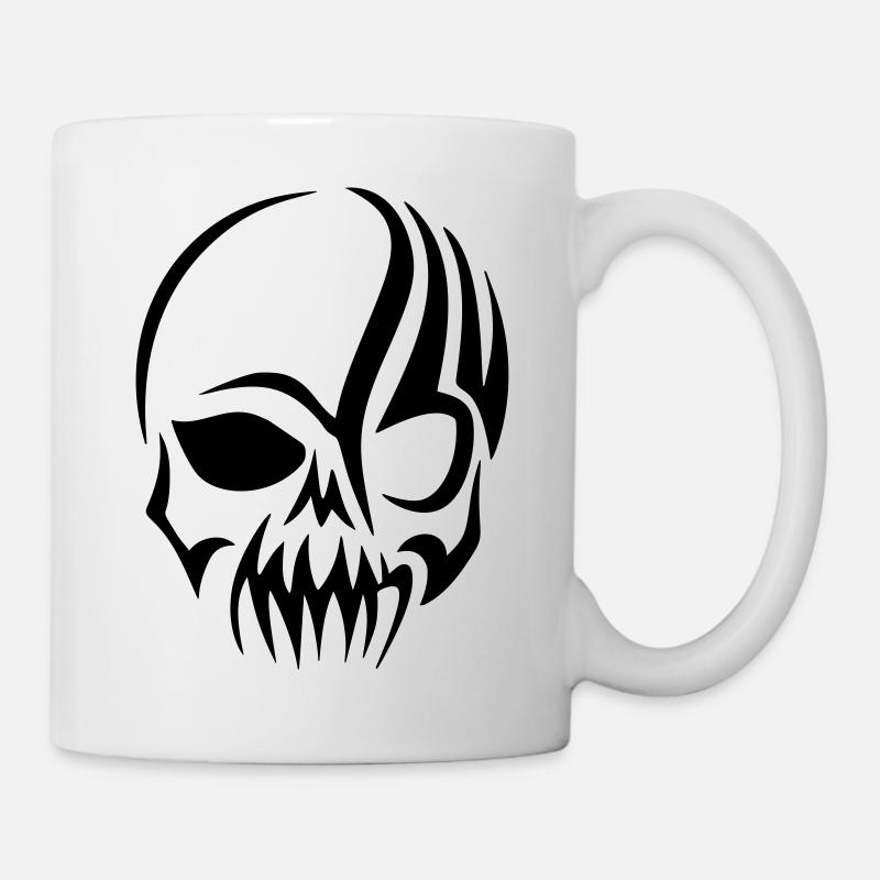 Skull - Mug - white