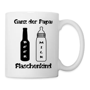 Papa complet - Flaschenkind - Mug blanc - blanc - Droite