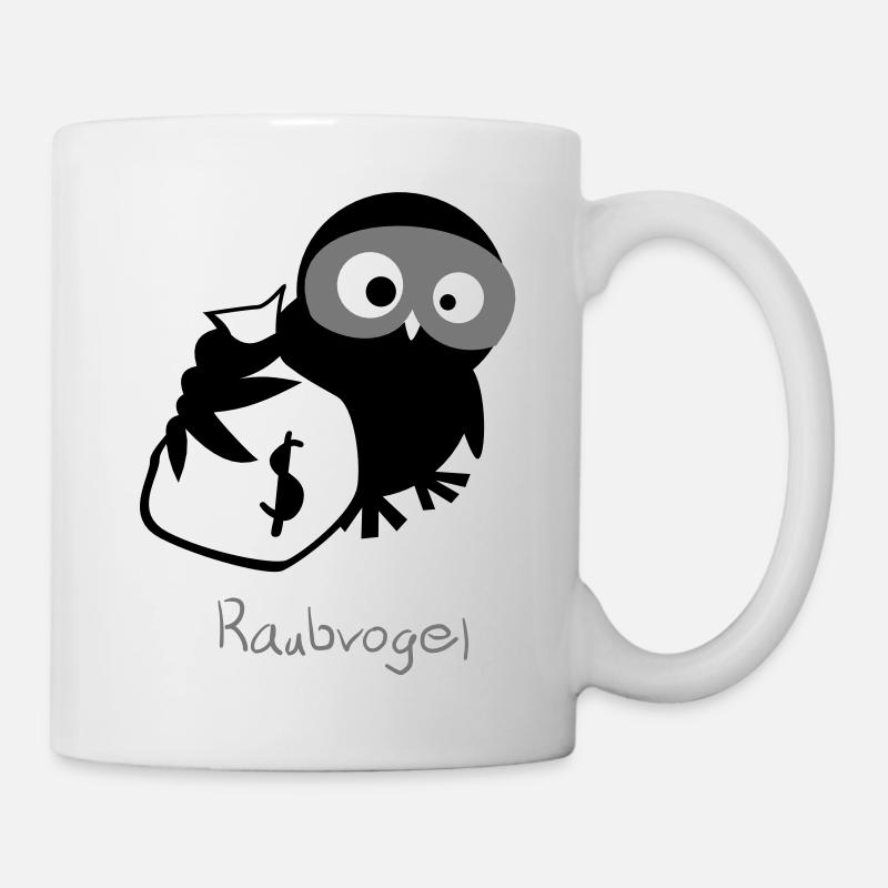 OWL / / bird of prey. - Mug - white