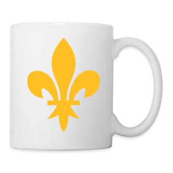 Fleur de lys - Mug blanc - blanc - Droite