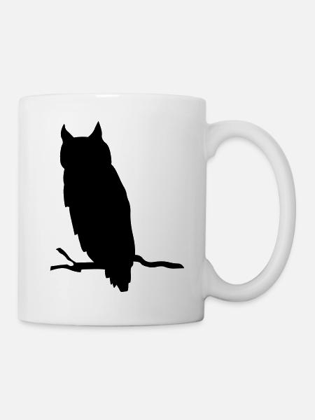 owl - Mug blanc - blanc