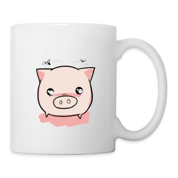 Pig piglets - Mug - white - Right