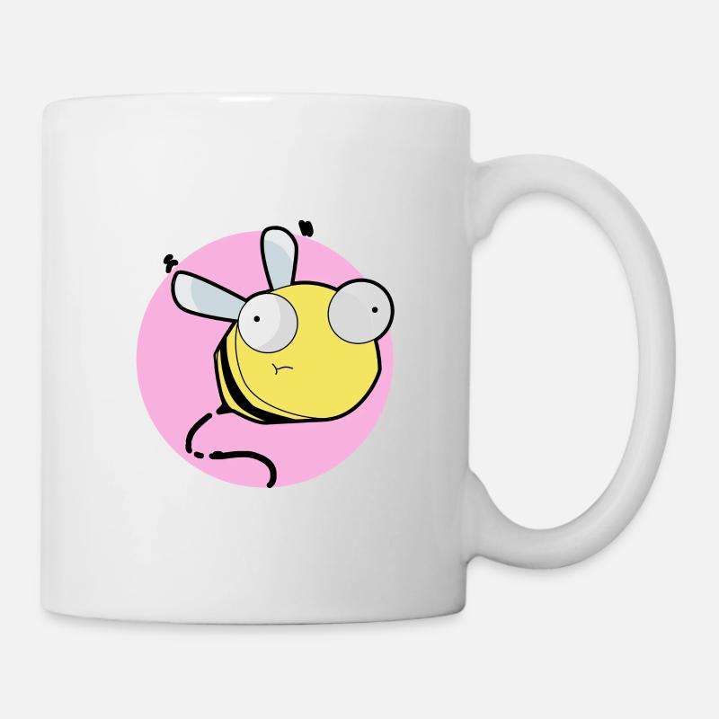 Niedliche Biene Honig Geschenkidee - Tasse - Weiß