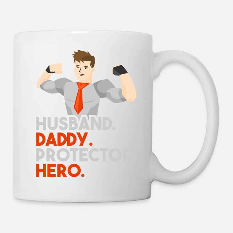 Papa super-héros - Mug blanc - blanc
