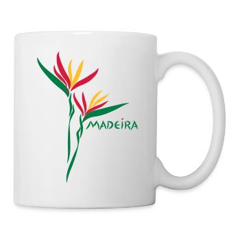 Madeira Strelizia - Tasse - Weiß - Rechts