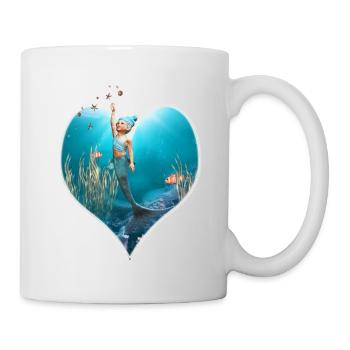 Petite Sirène 1 - Mug blanc - blanc - Droite