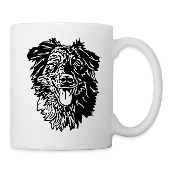 371 Altdeutscher Hütehund Tiger - Tasse - Weiß - Rechts