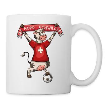 Hopp Schwiiz - Tasse - Weiß - Rechts