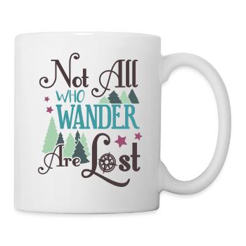 Camping Randonnée - Mug blanc - blanc - Droite