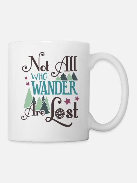 Camping Randonnée - Mug blanc - blanc