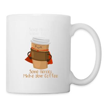 My barista is my super hero - coffee caffeine - Mug - white - Right