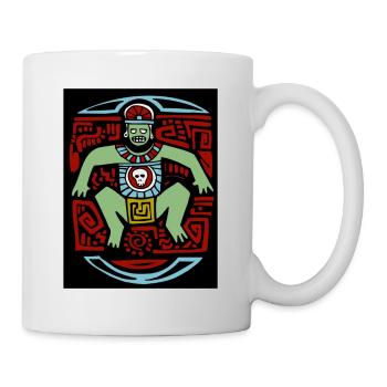 Tribal Tiki Inca Indien Maya - Mug blanc - blanc - Droite