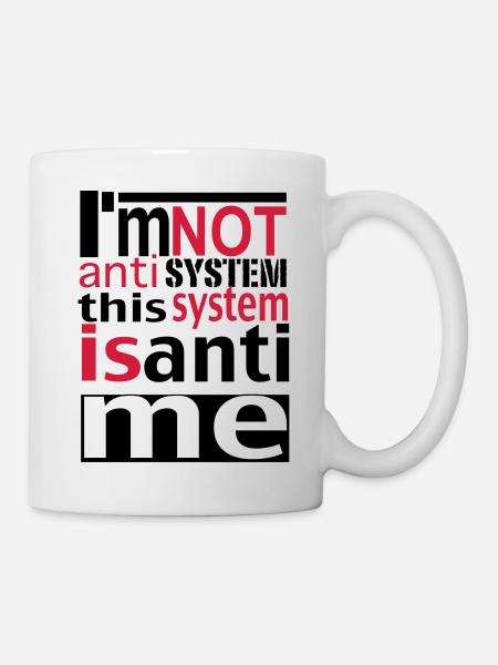 systeme - Mug blanc - blanc