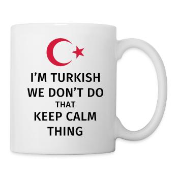 Turkey turk turkish gift funny saying - Mug - white - Right