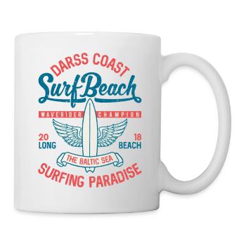 MER BALTIQUE - Cool Darss Surfer Cadeaux Surf Shirts - Mug blanc - blanc - Droite