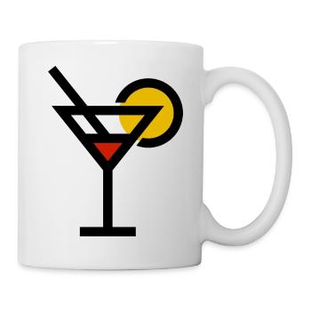 Cosmopolitan Cocktail Drink - Tasse - Weiß - Rechts