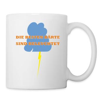 Bart Segelflieger Geschenk Thermik - Tasse - Weiß - Rechts