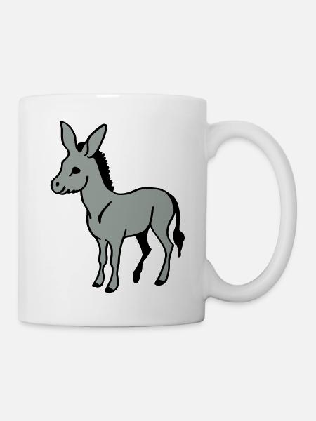 Âne - Mug blanc - blanc