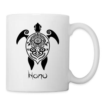 Maori Turtles Group Tattoo Gift Idea - Mug - white - Right