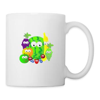 Idée de cadeau de cadeau de fruit Fruit de dessin animé de sport - Mug blanc - blanc - Droite
