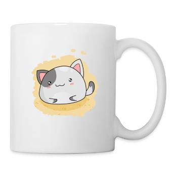 Chat mignon chaton kawaii - Mug blanc - blanc - Droite