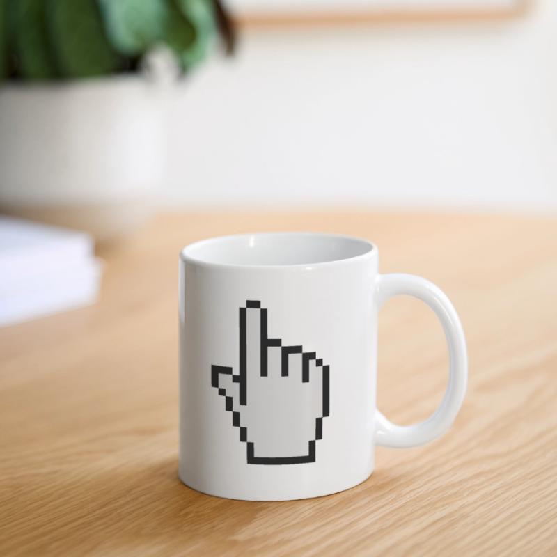Mouse pointer Mug blanc