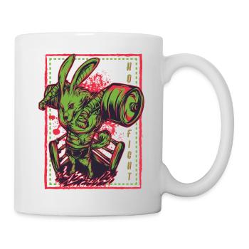 Fighting Bunny Kampfsport - Tasse - Weiß - Rechts