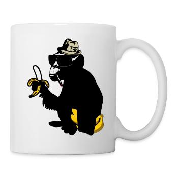 gorille - Mug blanc - blanc - Droite