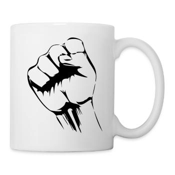 balle bataille communisme grève - Mug blanc - blanc - Droite